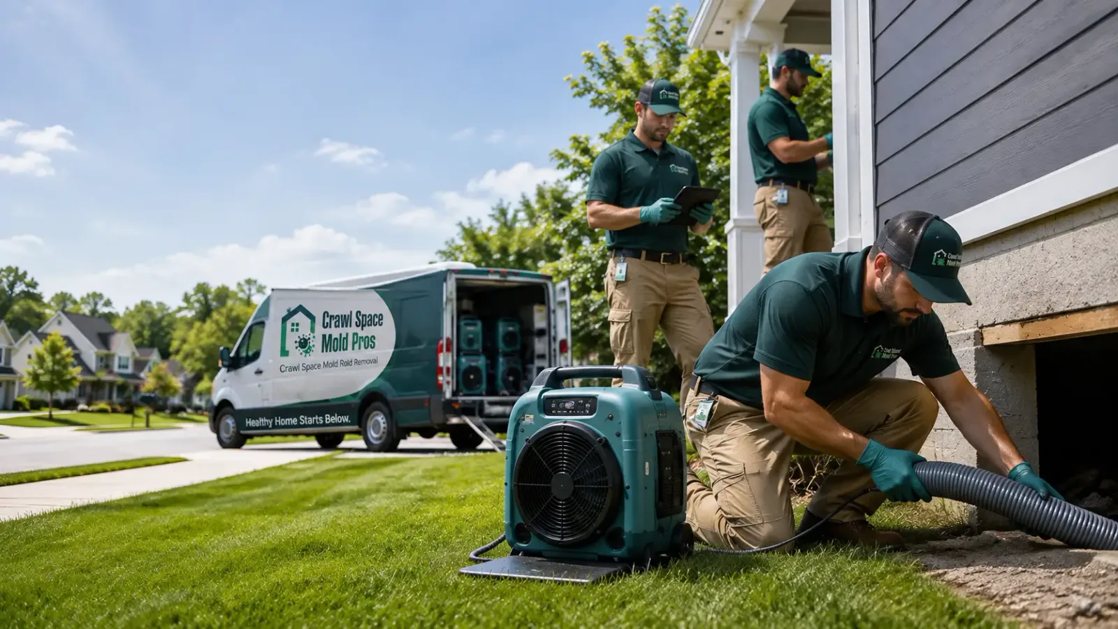 Crawl Space Mold Removal in Morrisonville, WI